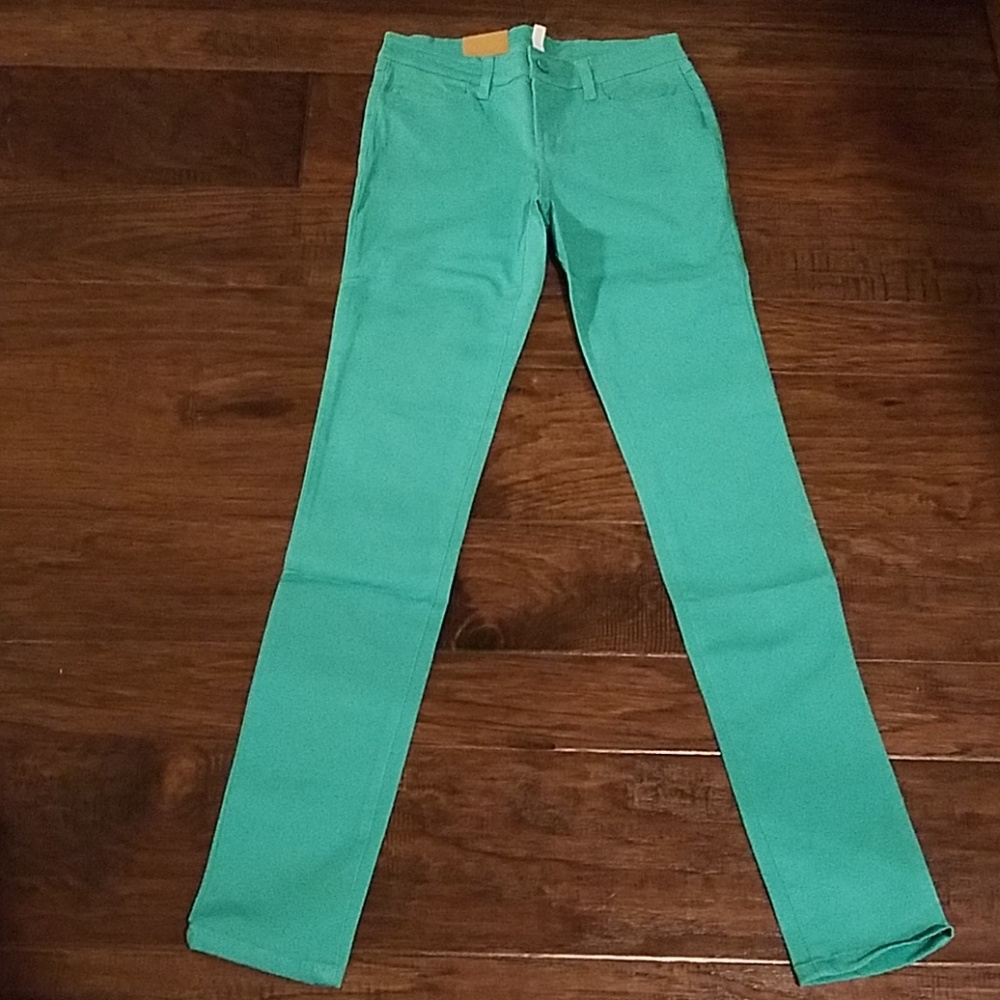Skinny jeans w stretch-pastel green/aqua